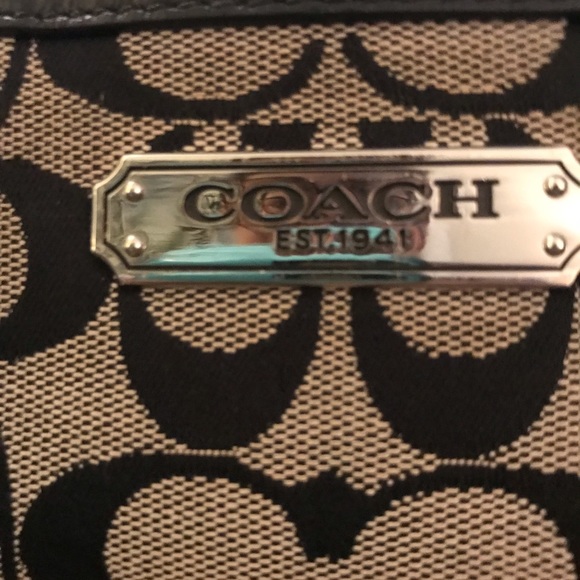 Black Coach Purse - Picture 3 of 7